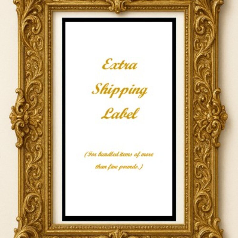 Extra Shipping Label - Picture 1 of 1